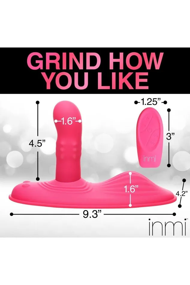 Female Sex Toys Spin n Grind Rotating and Vibrating Silicone Sex Grinder Sex On the Go