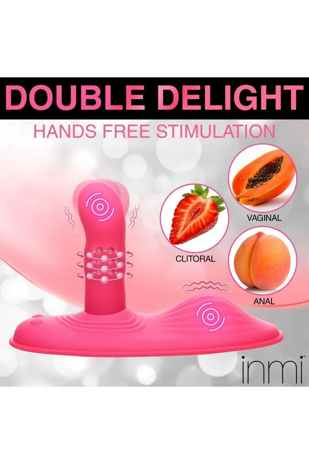 Female Sex Toys Spin n Grind Rotating and Vibrating Silicone Sex Grinder Sex On the Go