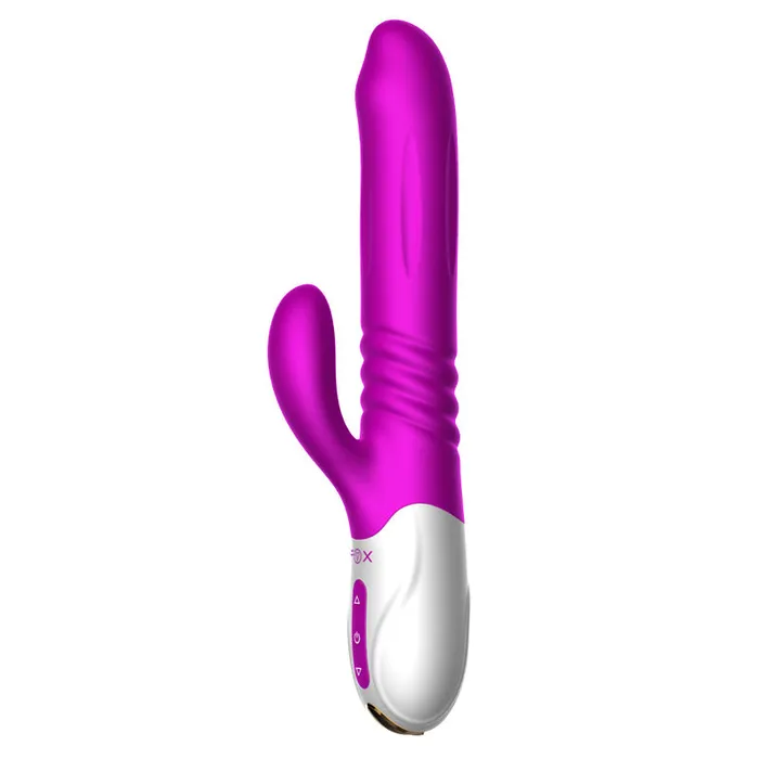 FOX T2 Auto Thrusting Stretch Rabbit Vibrator Dildo FOX Female Sex Toys