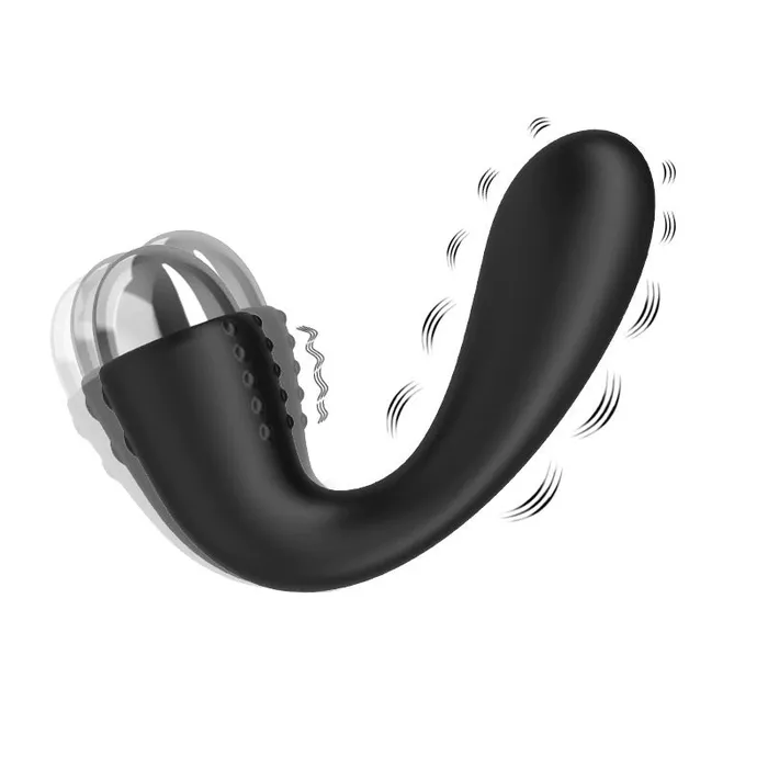 JRL Male Sex Toys JRL Soft Silicone Anal Plug Vibrator Prostate Massager Smooth Edition