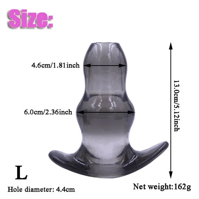 Kinkpod Male Sex Toys 5 Size Hollow Plug