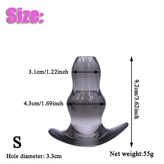 Kinkpod Male Sex Toys 5 Size Hollow Plug