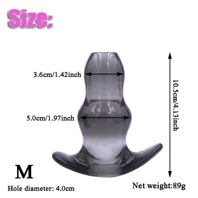 Kinkpod Male Sex Toys 5 Size Hollow Plug