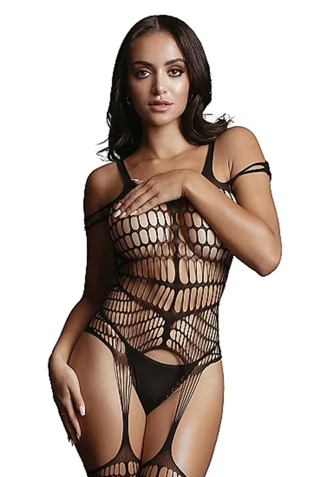 Le Dsir Black Shredded Bodystocking SexToysVancouverDelivery Bodystockings Playsuits