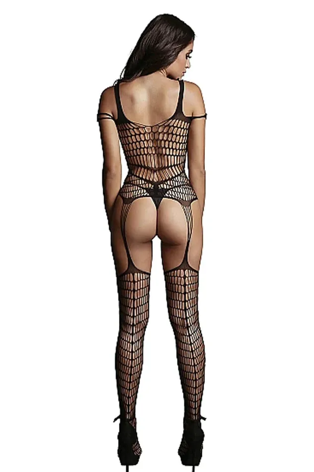 Le Dsir Black Shredded Bodystocking SexToysVancouverDelivery Bodystockings Playsuits