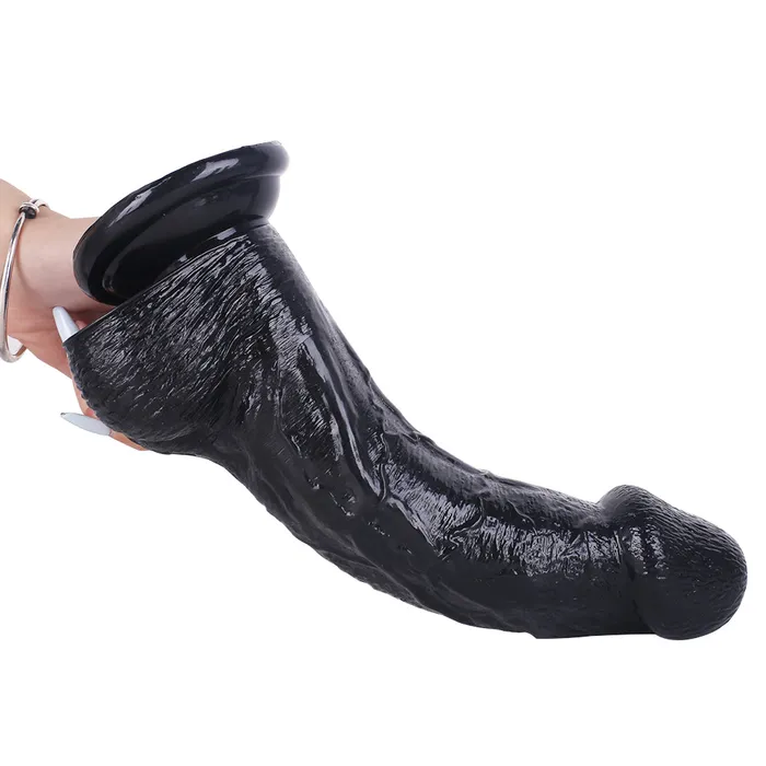 MD 984 Super Realistic Thick Dildo Black MD Female Sex Toys