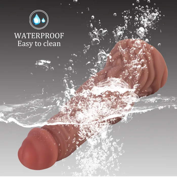 MD MD 1102 inch Huge Bad Dragon Realistic Dildo Anal Plug Silicone Brown Anal