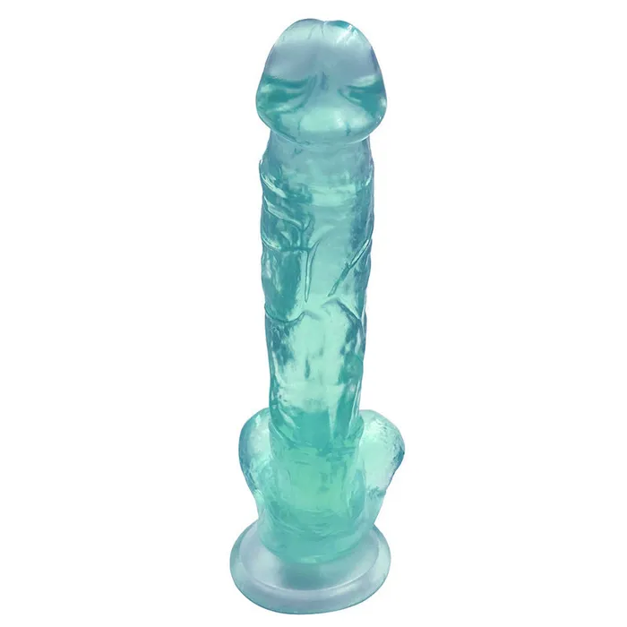 MD Stallion 23cm Heavy Crystal Realistic Dildo Green MD Female Sex Toys