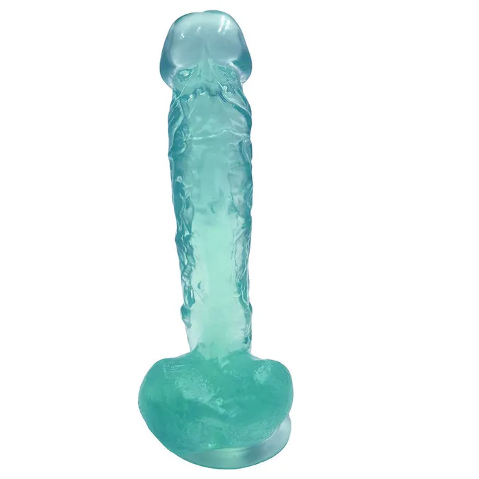 MD Stallion 23cm Heavy Crystal Realistic Dildo Green MD Female Sex Toys