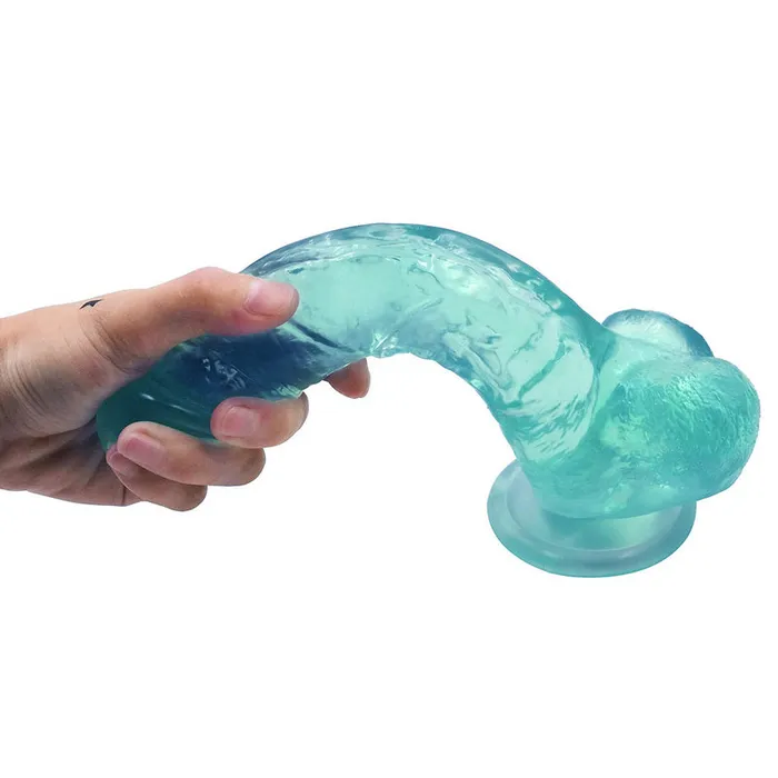 MD Stallion 23cm Heavy Crystal Realistic Dildo Green MD Female Sex Toys