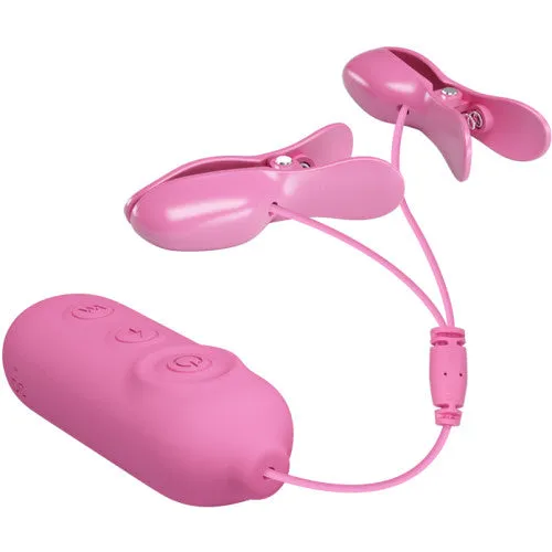 Pretty Love Romantic Wave II Estim Vibrating Nipple Clip Pretty Love Vibrators