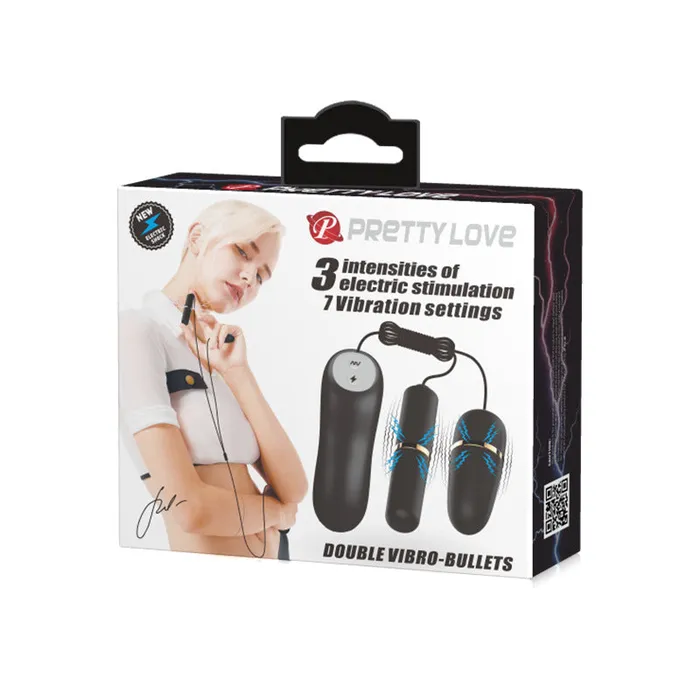 Pretty Love Vibrators Pretty Love Electric Shock Double Bullet Vibrator