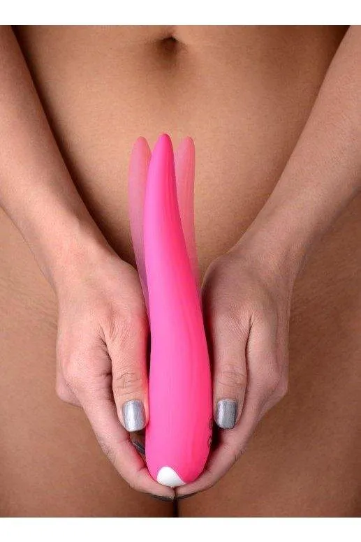 Sex On the Go Female Sex Toys 8X ProLick Vibrating Licking Silicone Tongue Vibrator