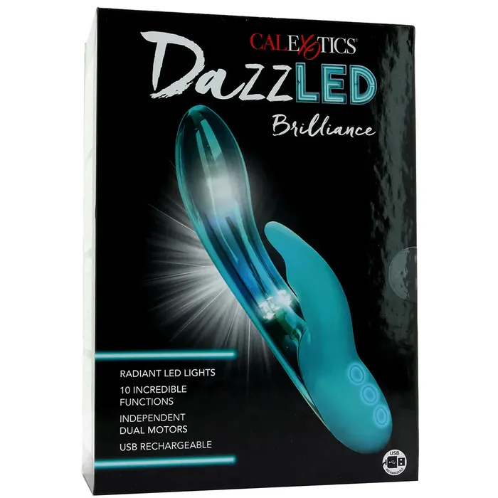 sextoysvancouver Vibrators DazzLED Brilliance Rabbit Vibe in Blue