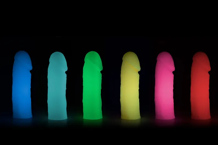 vaculock Dildos Reciprocating Saw Adapter With 6 inch Aqua Glow In The Dark VacuLock DildoRSA adapterDildo