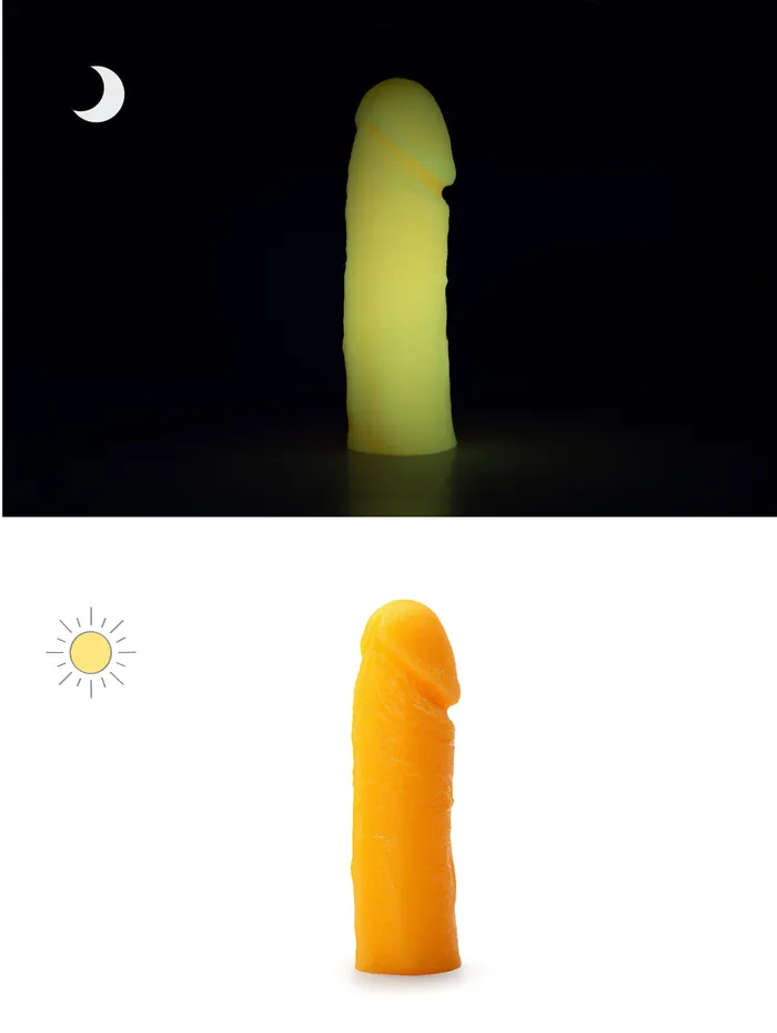 vaculock Dildos Reciprocating Saw Adapter With 6 inch Orange Glow In The Dark VacuLock DildoRSA adapterDildo