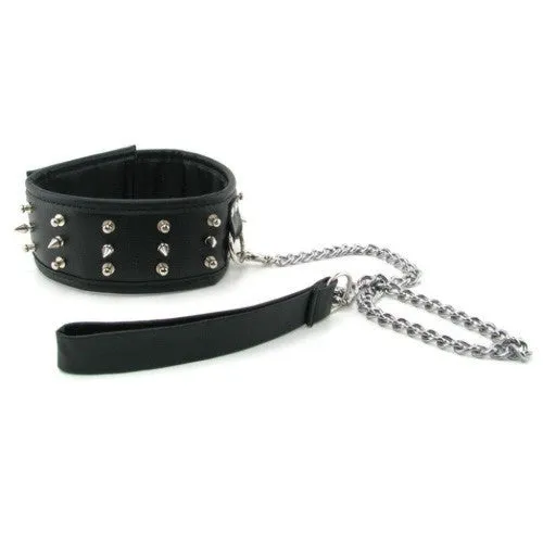 Vibrators Fetish Spiked collar and leash by Pipedream Pipedream