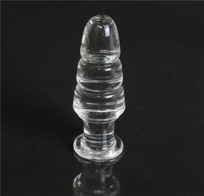 XL Threaded Glass Anal Plug SML SexyPlay Male Sex Toys