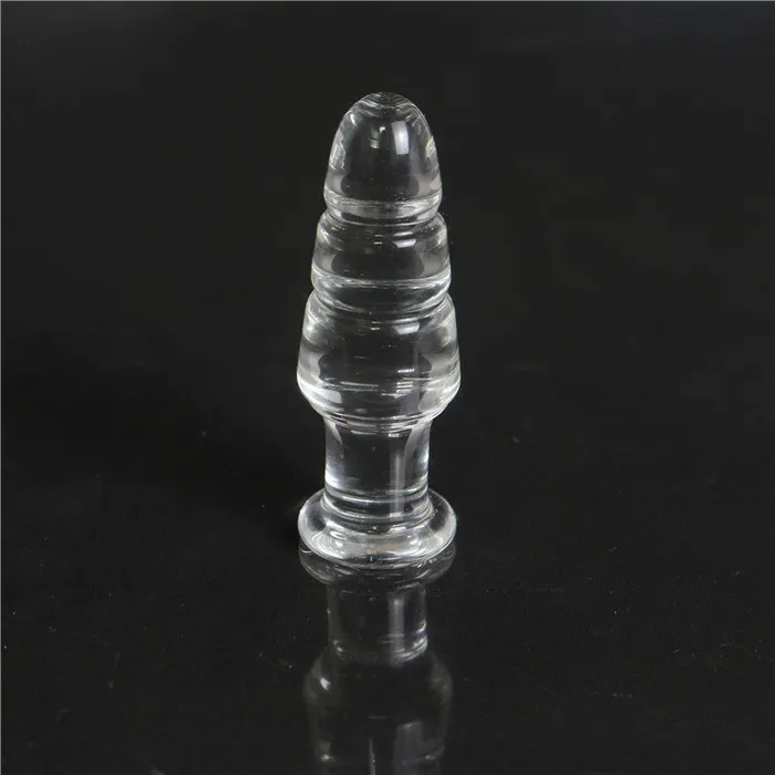 XL Threaded Glass Anal Plug SML SexyPlay Male Sex Toys