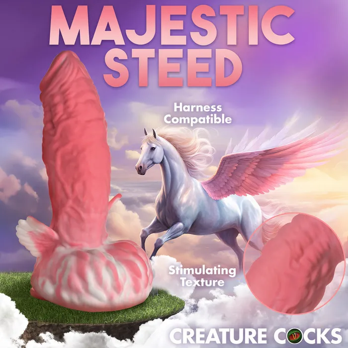 XR Brands Dildos Creature Cocks Pegasus Peacker Dildo